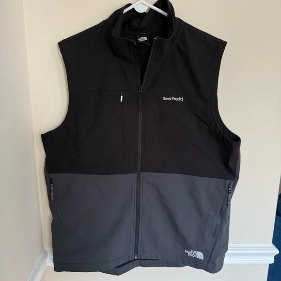*Branded* Men’s The North Face Castle Rock Black and Gray Soft Shell Vest Size L - Picture 2 of 9